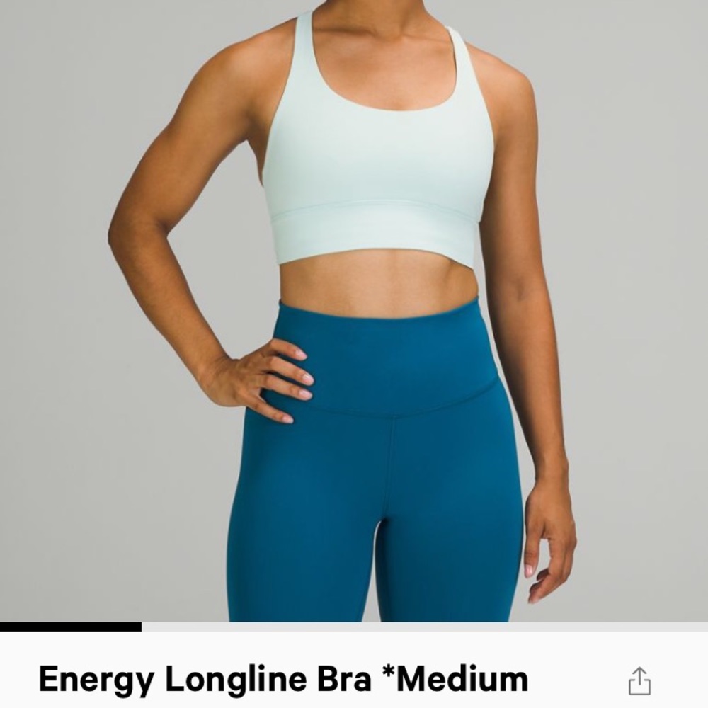 EUC Lululemon Energy Bra Longline sz 12